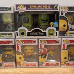 Funko Pop The Simpsons Collection Lot (7)
