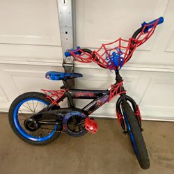 Huffy Marvel “Spider-Man” 16” Kids Bike With Training Wheels