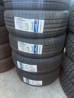 245/60/18 KUMHO CRUGEN HP71 (4) NEW TIRES INSTALLATION AND BALANCE 50,000 MILES WARRANTY