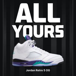 Jordan Retro 5 Grapes