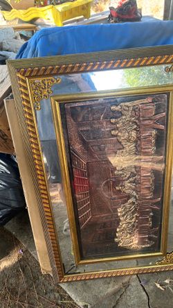 Last supper Jesus mirror
