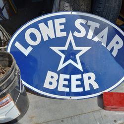 Lone Star Beer Sign