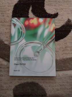Laboratory Experiments for Chemistry: The Central Science