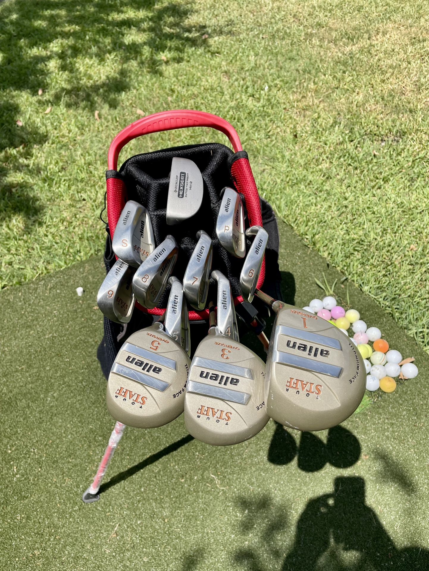 Alien Tour Staff Golf Clubs And New Stand Bag