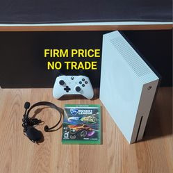 XBOX ONE S 500 + GAME, FIRM PRICE, NO TRADE, GREAT SHAPE, READ DESCRIPTION FOR DETAILS 