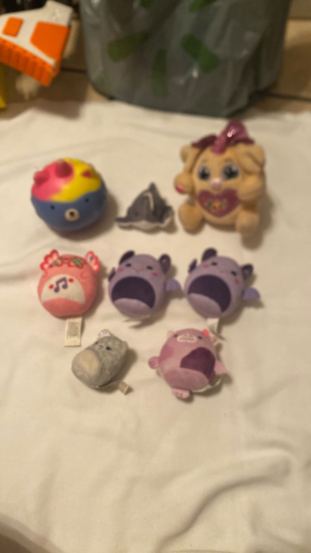 Plushies And Unicorn Squishy