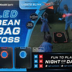 Led Indoor Outdoor Bean Bag  Toss Game Set