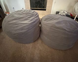 2 large bean bags