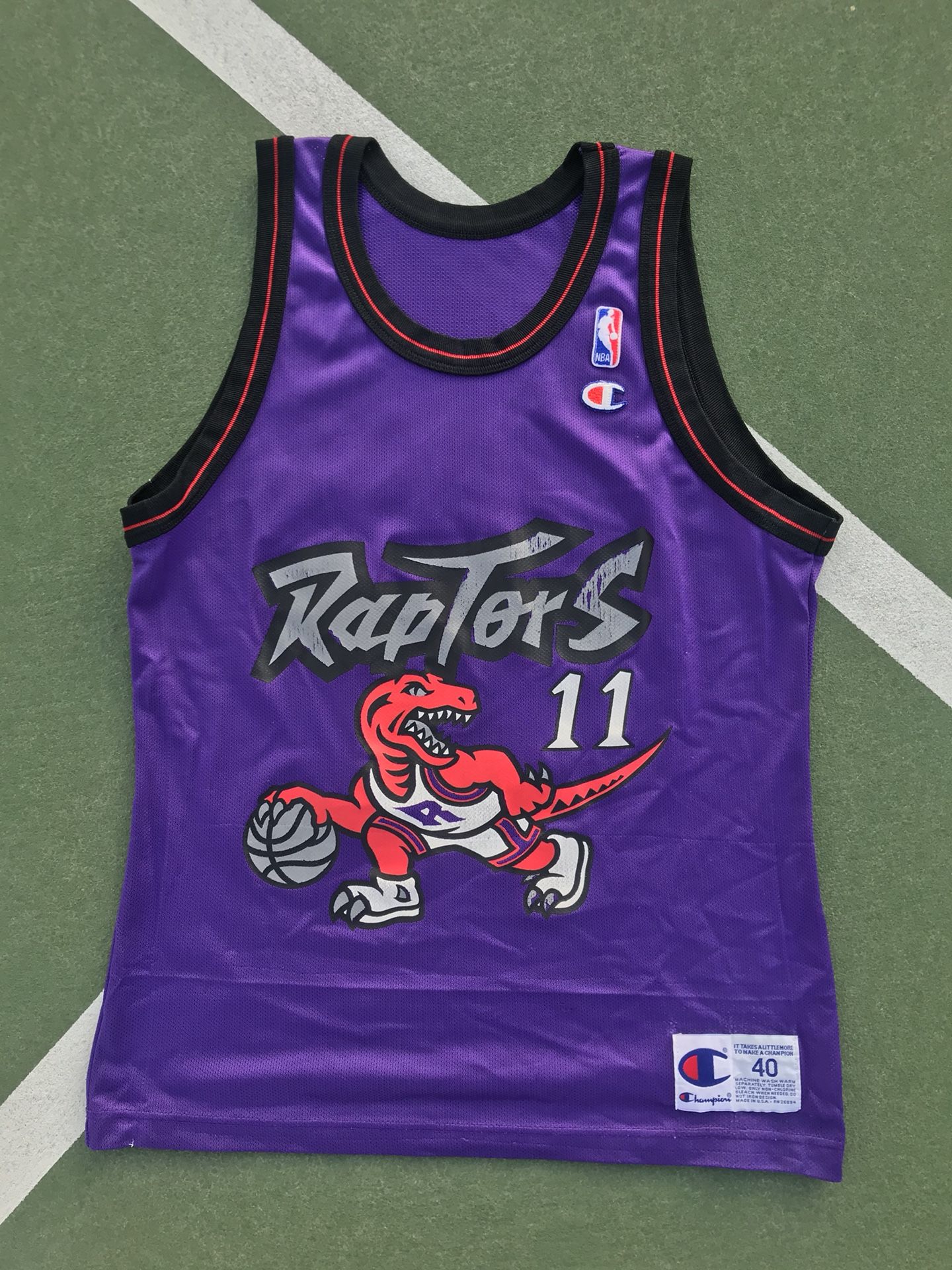 Vintage NBA Champion Raptors Jersey - Size 40 M