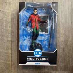 In Hand, Brand New, Never Opened McFarlane DC Multiverse - Gotham Knights - Robin - 7” Action Figure