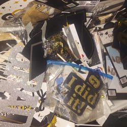 GRADUATION PARTY ITEMS  A LOT OF GOOD THINGS $30.00 FOR EVERYTHING 