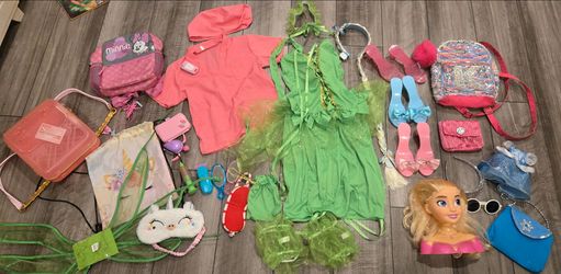 Large Girls' Dress-Up & Pretend Play Bundle (Costumes, Accessories & More!)