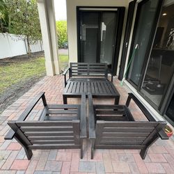 4-seat conversation set, outdoor
