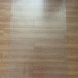 Clear Office chair mat for carpeted floors