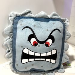 Super Mario Thwomp Large Plush – Club Mocchi-Mocchi™ Tomy – New with Tag