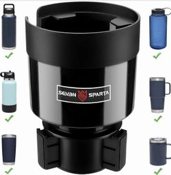Car Cup Holder Expander with Adjustable Base