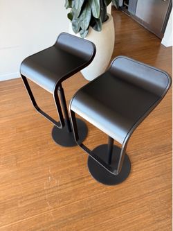 Two Lapalma Adjustable Barstools (DWR)