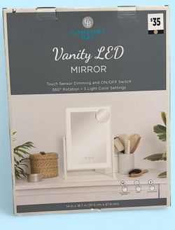 Vanity LED mirror