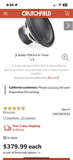 Jl Audio w3