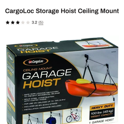 New : Cargoloc  Garage Hoist : in original box