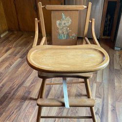 1940s Vintage Baby’s High chair Great Shape 50.00OboObo