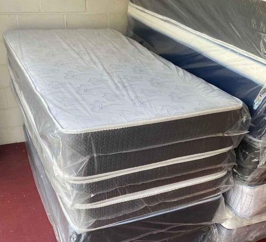 New Twin Size Mattress Free Boxspring COLCHONES Individuales Nuevos Twin Bed 