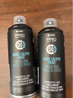 Brake caliper paint set  polished black set of 2 VHT Brembo Montana colors duplicolor