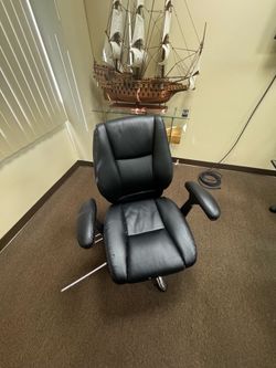 Leather office chair