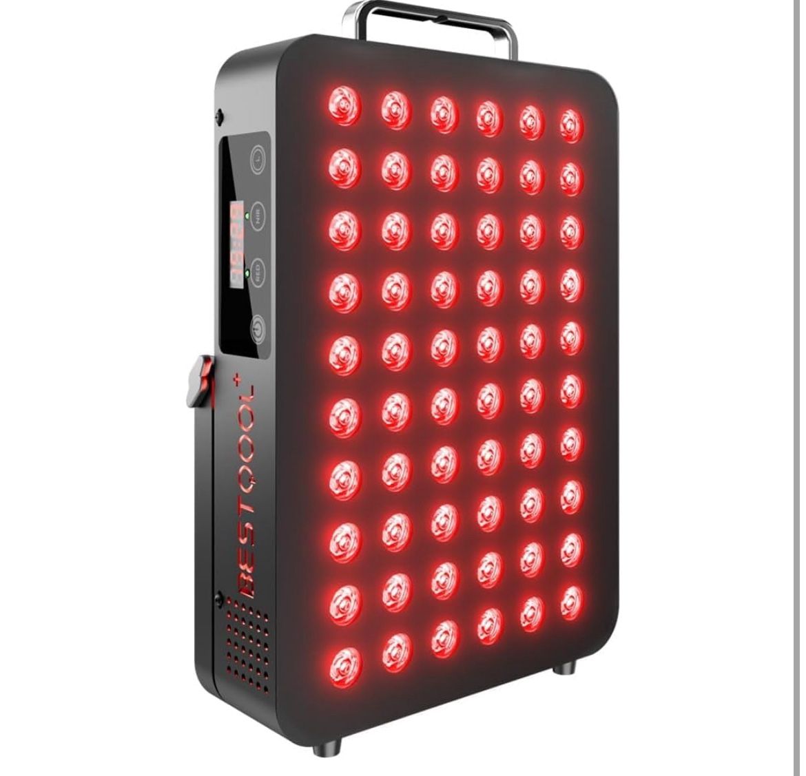 Bestqool Red Light Therapy Dual Chip Clinical Grade LED Device with Near Infrared Light 660nm 850nm High Power Panel Ideal for Body Face Recovery