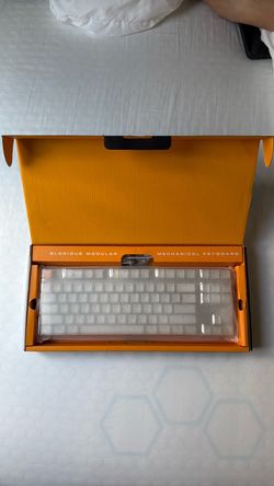 Glorious GMMK TKL Mechanical Keyboard – White – Like New, Tested Once