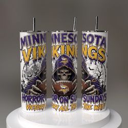 Minnesota Vikings Football Tumbler