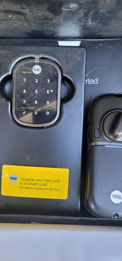 New yale digital pad lock