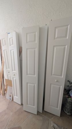 Bifold closet doors