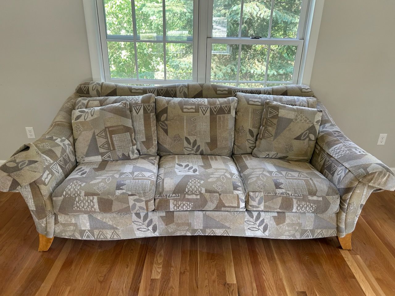 One Three Seat Sofa and One Arm Chair