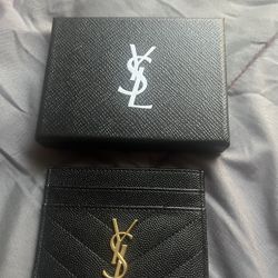 ysl wallet - black