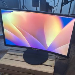 Scepter 24 Inch Curved Gaming Monitor 1080p With Built In Speakers 