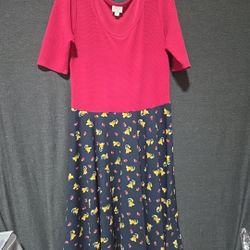 LuLaRoe  Dress Sz 2x