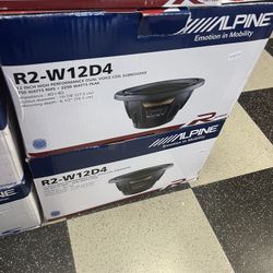 Alpine R2-w12d4 On Sale Today For 249.99 