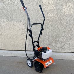 (Brand new)Garden Tiller 52CC 2 Stroke Gas Powered Hand Rotary Cultivator, 1.4KW Gas Tiller Rototiller Garden Tool Cordless with Long Handle
