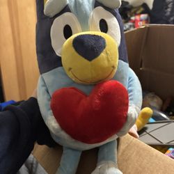 Bluey Valentines stuffy