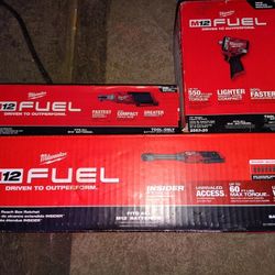 Milwaukee Fuel 3 Tool Mechanic Bundle 