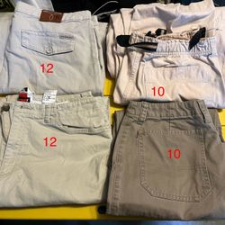 Womens Khaki Pants Size 10, 12 and 14