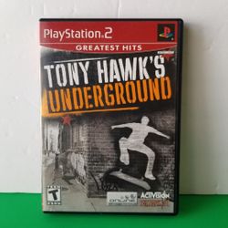 Ps2 Tony Hawk's Underground Great Condition Completed   [Available Today] 