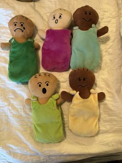Set Of 5 Emoticon Dolls  Social - Emotional  Teaching 