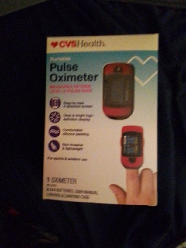 CVS Health Portable Pulse Oximeter$15