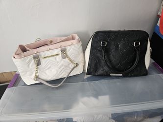 2 Betsey  Johnson  Purses  In Good Condition. Asking 45.00 For Both Or Best Offer 