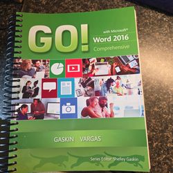 Book Title: Go! with Microsoft Word 2016 Comprehensive 
