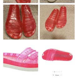 NEW Calvin Klein Tobi Slide On Jelly Sandal