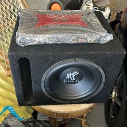 Hifonics 12 Inch speaker-Xplod 1200 Watts Amplifier 