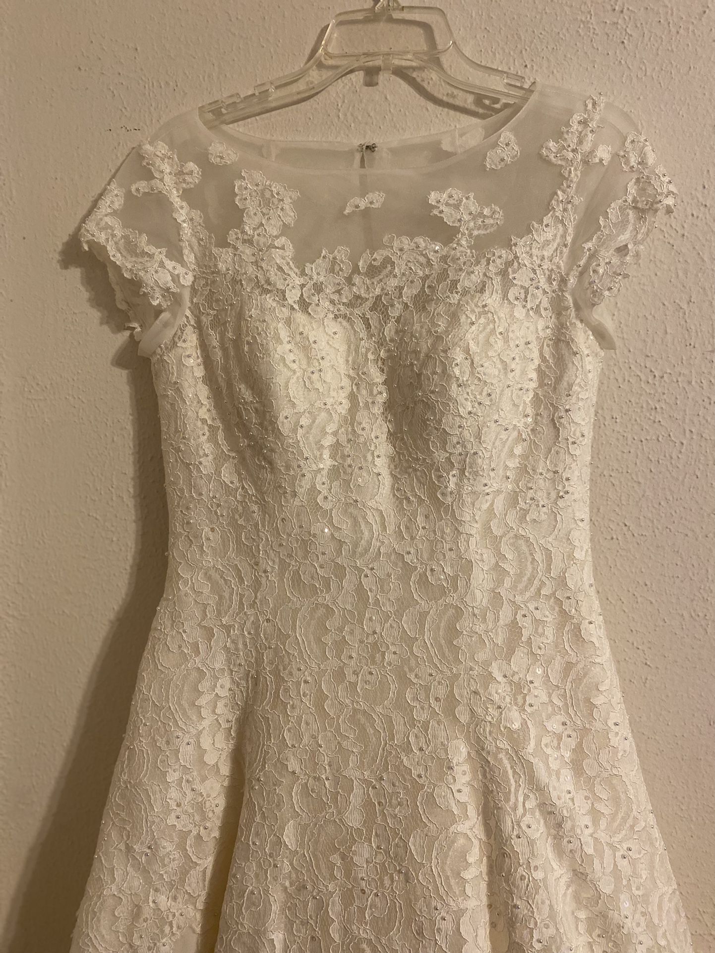 “Oleg Cassini” Wedding Dress 